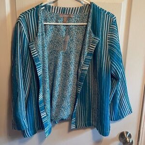 Chico’s pleated streak MYRA sz 1